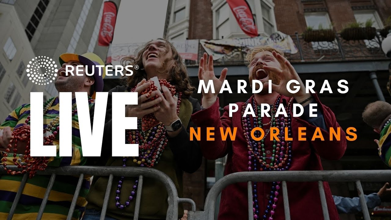 LIVE: Mardi Gras parade with Rex, King of Carnival