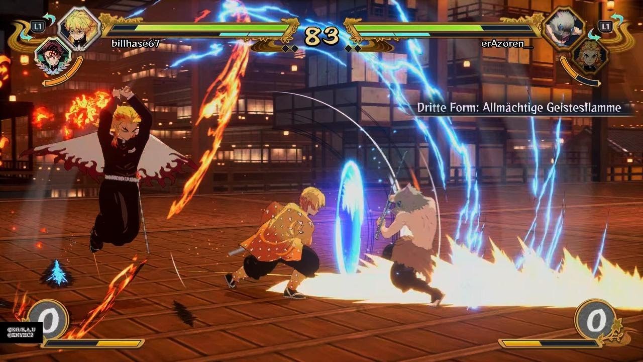 Demon Slayer -Kimetsu no Yaiba- The Hinokami Chronicles 2 Ranked Gameplay #112 vs inosuke pro