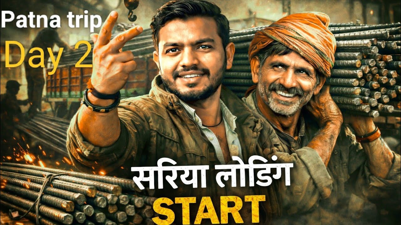 सरिया लोडिंग पटना का दूसरा दिन 🤩 Aaj Kya hua ye