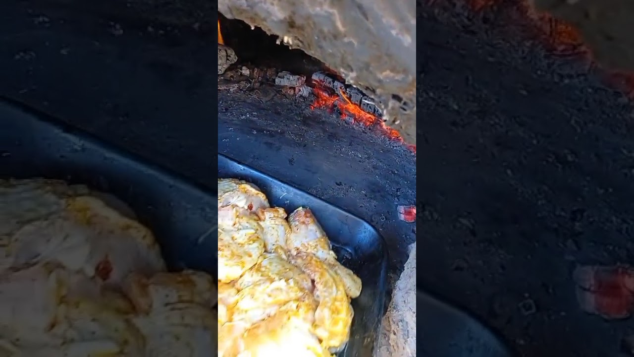 Extrenando mí horno de barro