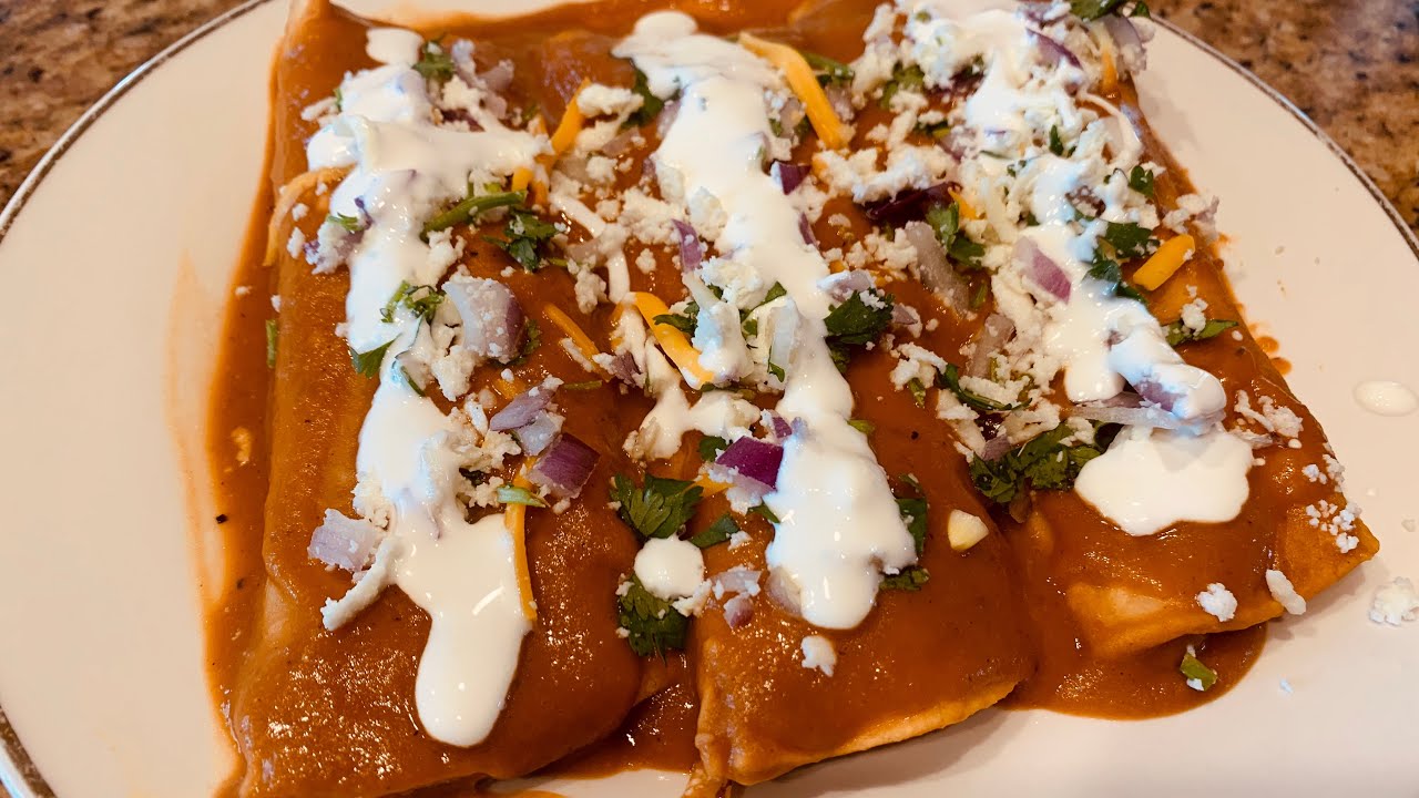 ENCHILADAS  DE FRIJOLES  Facil y Económicas