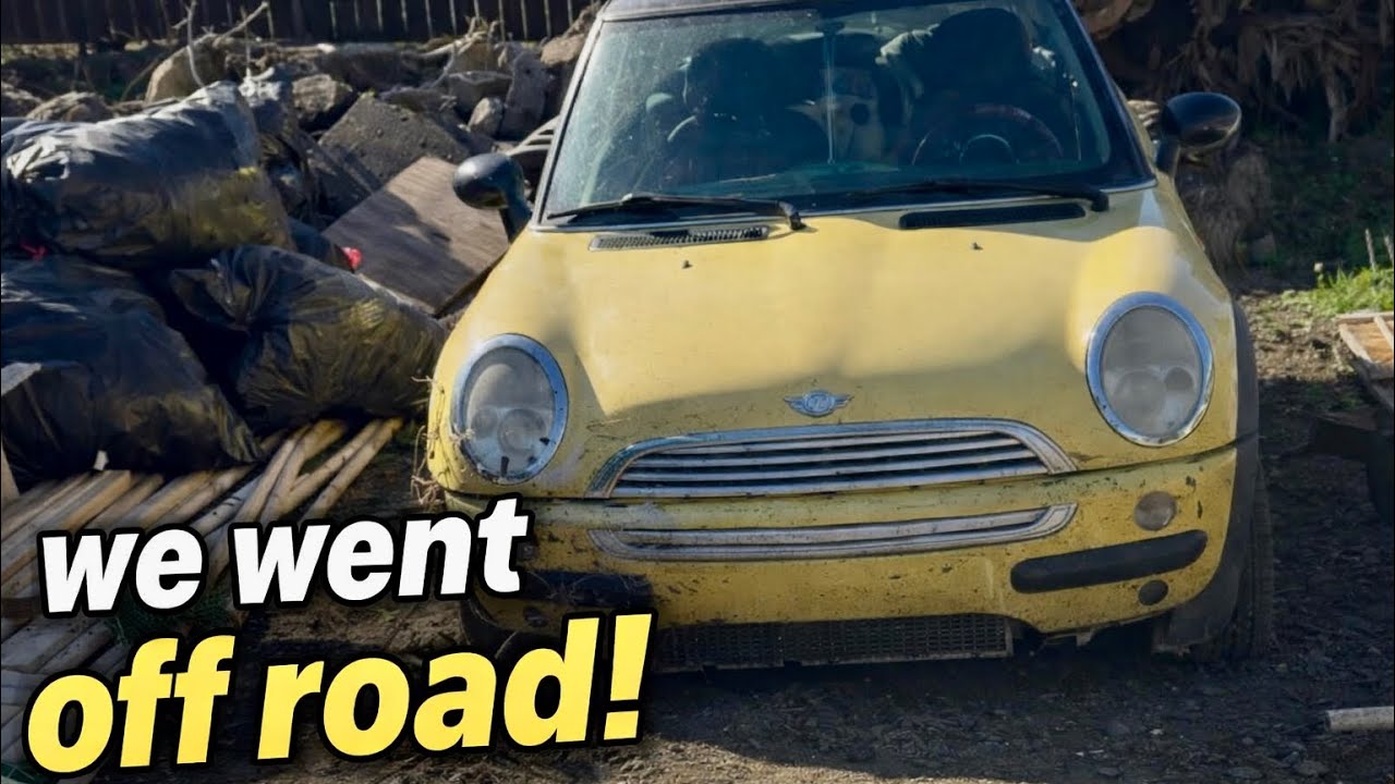 Taking a JUNK Mini Cooper OFF-ROADING!