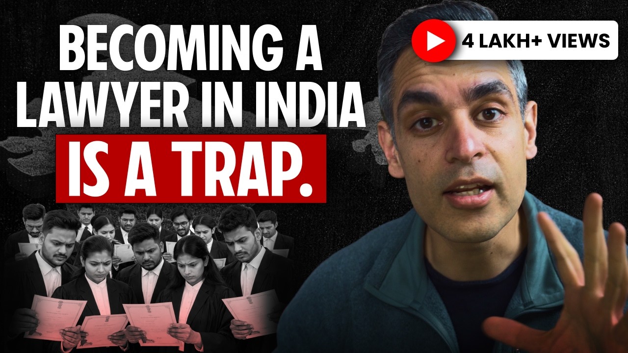 The Harsh REALITY Of LAW Degrees in India | Warikoo Careers Hindi