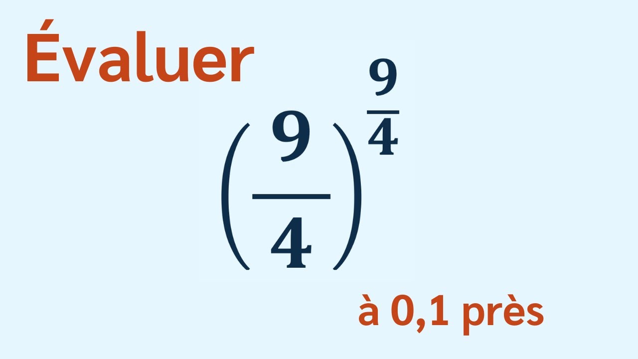 Évaluer (9/4)^(9/4)