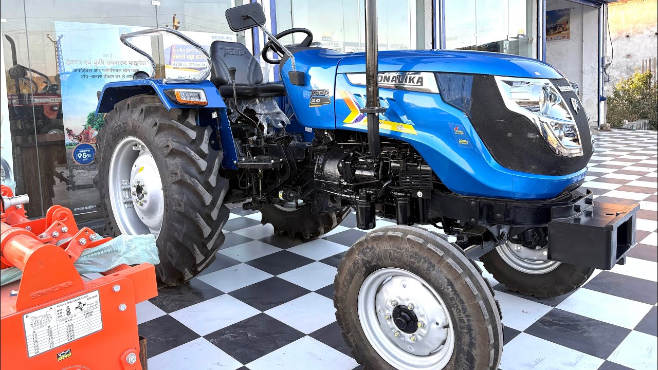 45hp मे 198 nm टोर्क ✅ सोनालिका Sonalika Tiger Di 42 Power Plus HDM Full Review Video Stylish Look