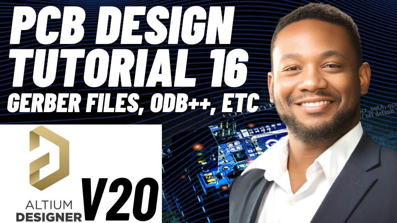 PCB Design Tutorial 16 for Beginners (Altium v20) - Gerber Files, ODB++, etc.