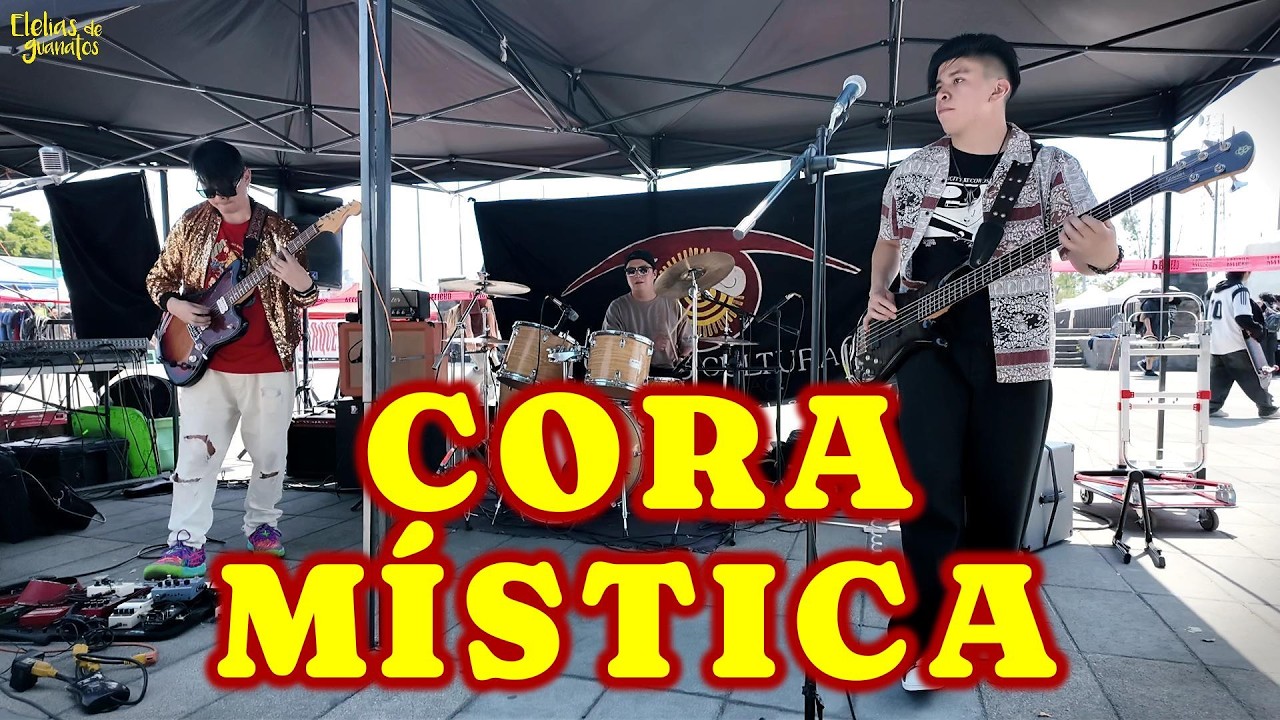 CORA MÍSTICA al final de su presentación en el Tianguis Cultural !!!