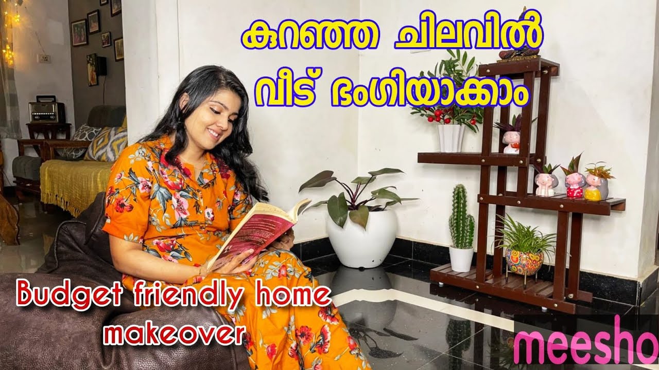 Corner area Makeover/Home decor haul/Affordable and Rental friendly home decor/Meesho home decor