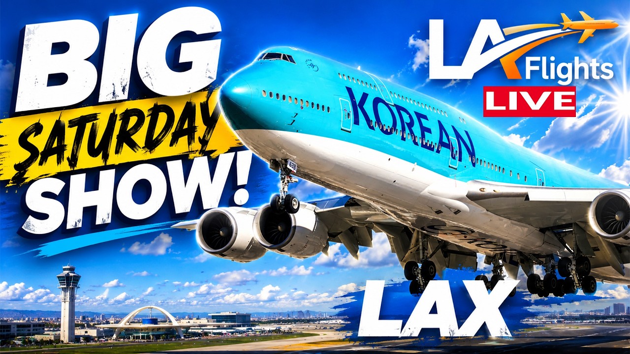 🔴LIVE LOS ANGELES INTERNATIONAL AIRPORT ACTION!