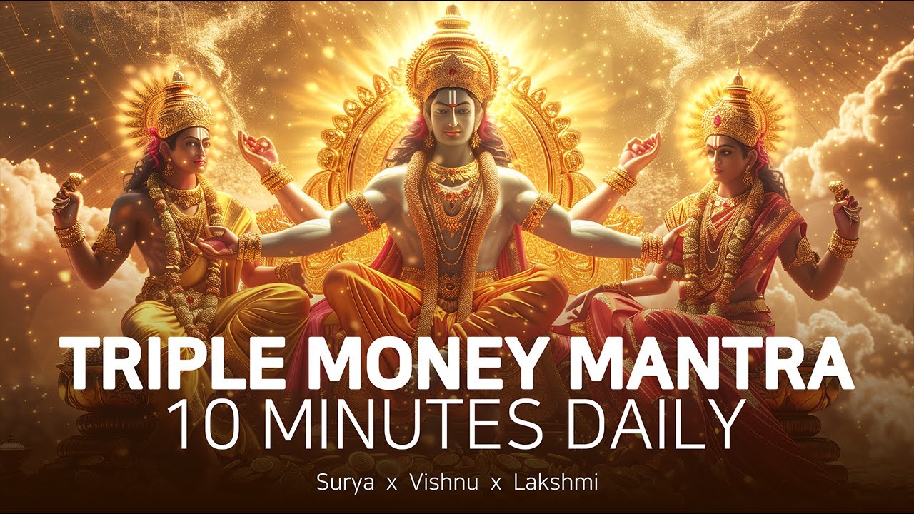 10 Minutes – This Triple Mantra Changed My Financial Energy (Surya • Vishnu • Lakshmi)