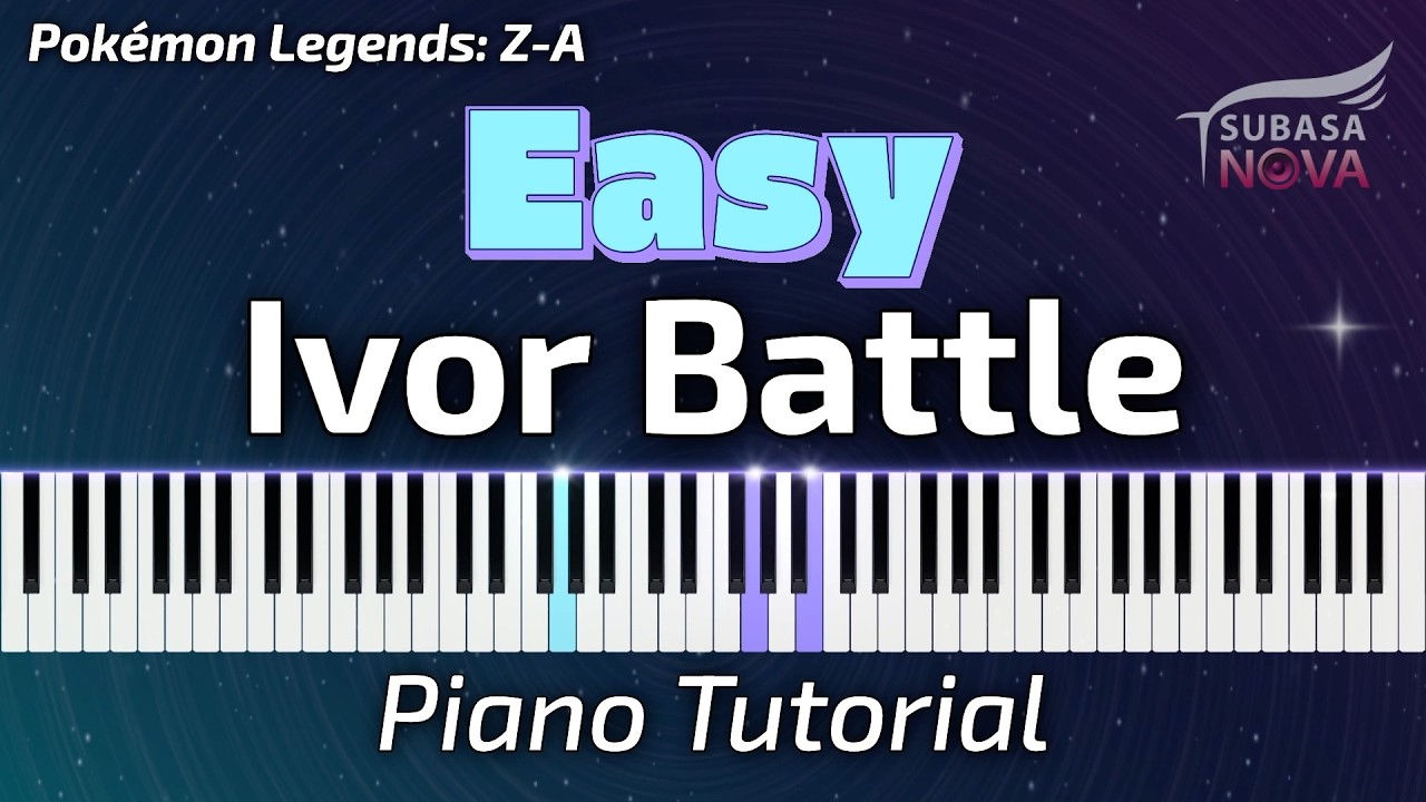 Ivor Battle (Easy) - Pokémon Legends Z-A | Piano Tutorial & Sheet Music