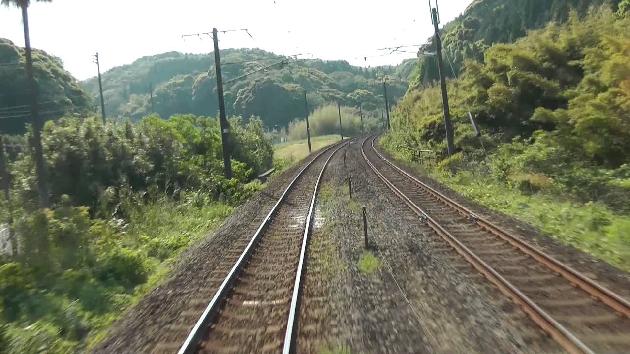 【前面展望】 JR鹿児島本線 川内→鹿児島中央「オーシャンライナーさつま１号」