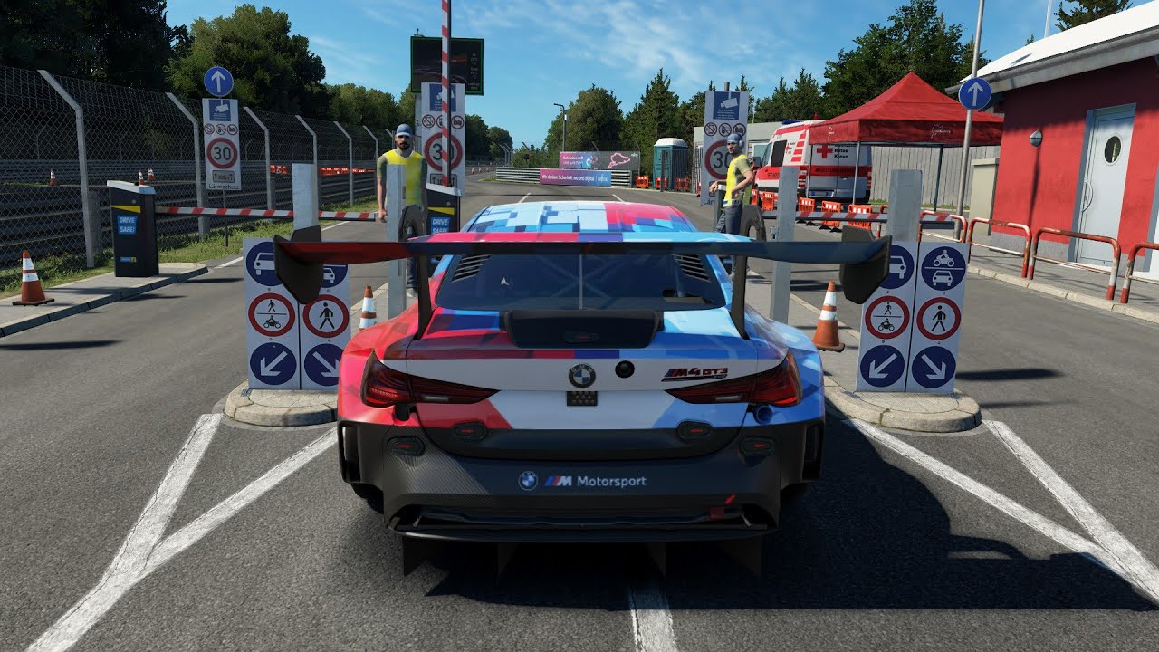 BMW M4 GT3 Evo on Nordschleife - Assetto Corsa Evo | Logitech g29 gameplay