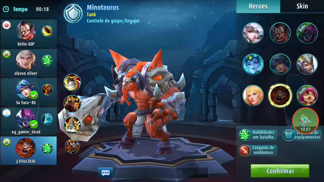 Mobile Legends novos heróis e Skin 😄😎