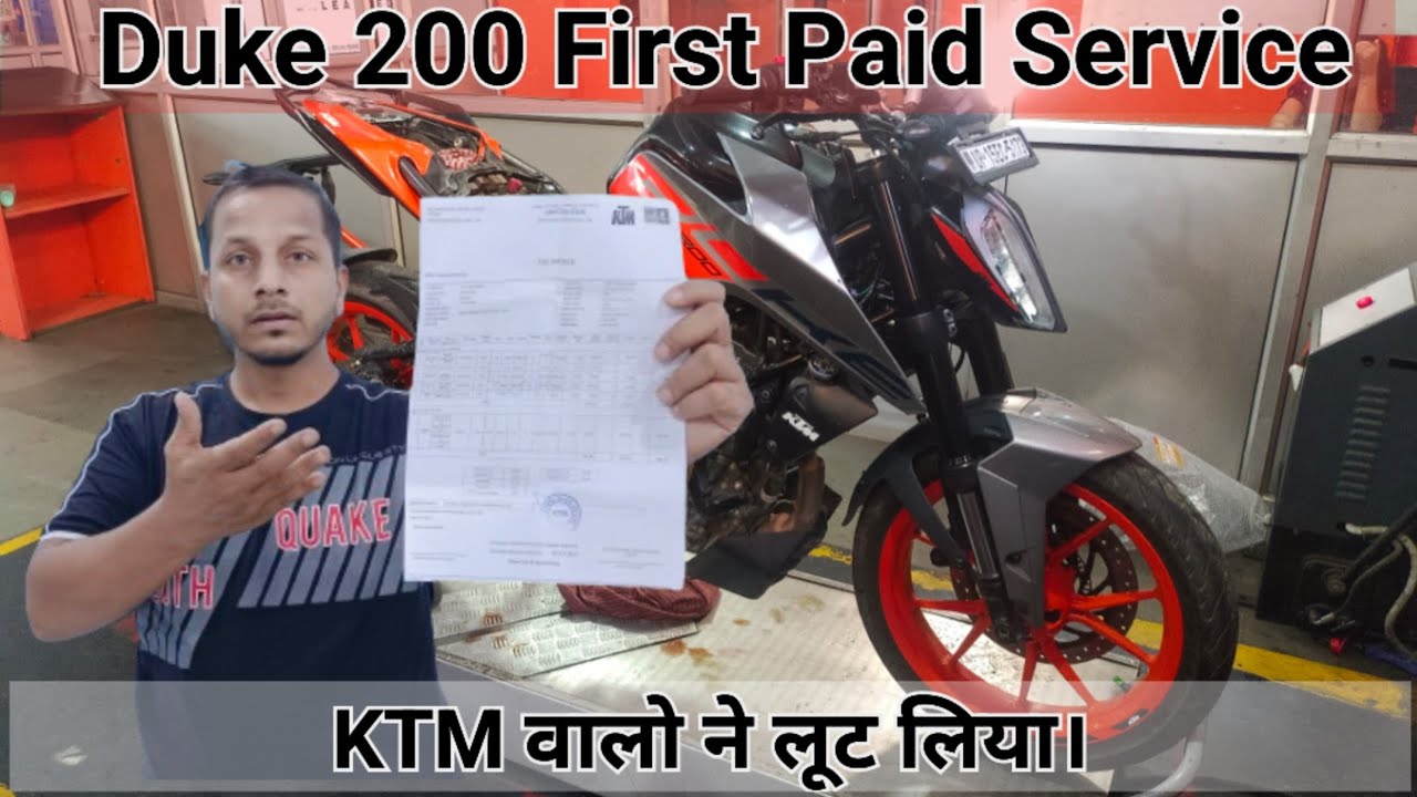 Duke 200 4th Service Cost | Duke 200 Service Cost | Duke 200 first Paid Service Cost. @rktech003