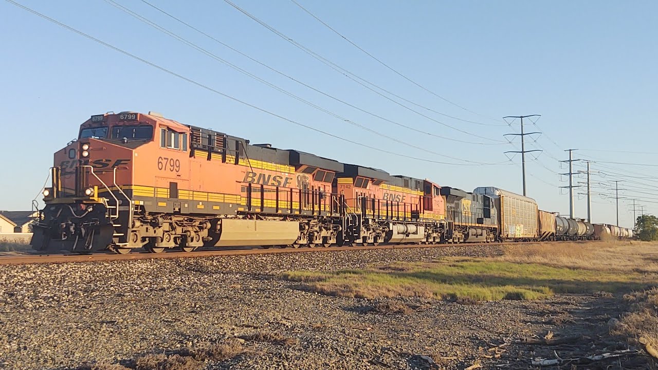Northbound BNSF H-BARPAS With CSX On the Sac Sub!!!