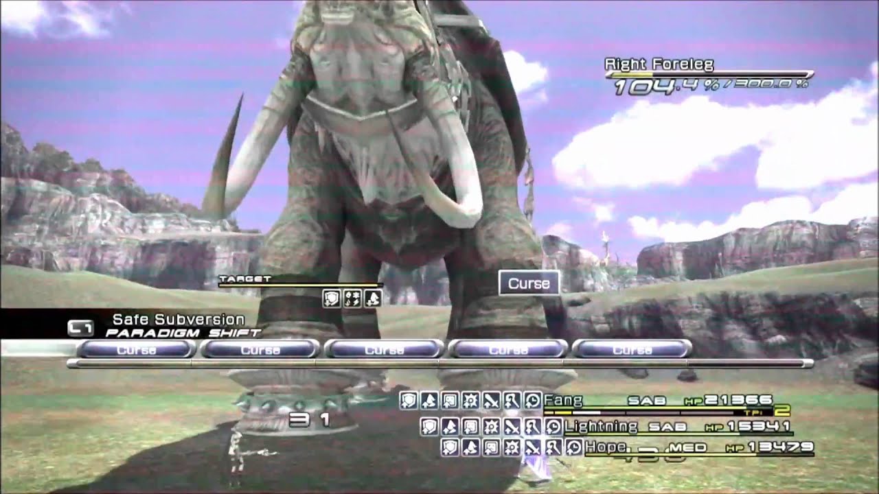 FF13 How To Kill An Adamantoise