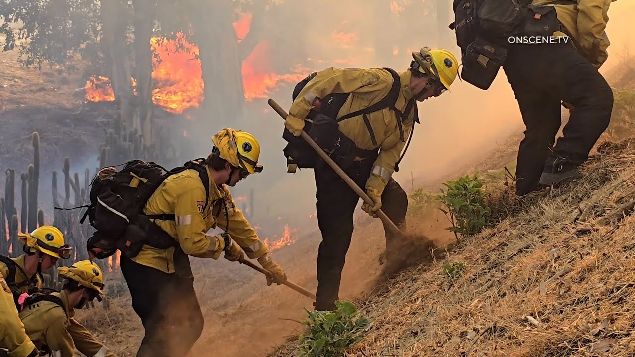 The Real Fire In Jurupa Valley, CA