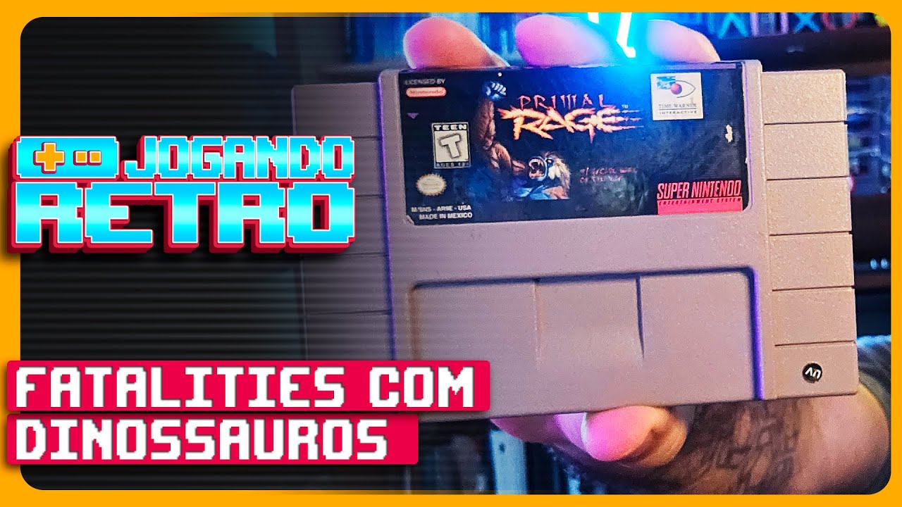 PRIMAL RAGE - O jogo de luta entre DINOSSAUROS e KONGS! | Curiosidades e Gameplay