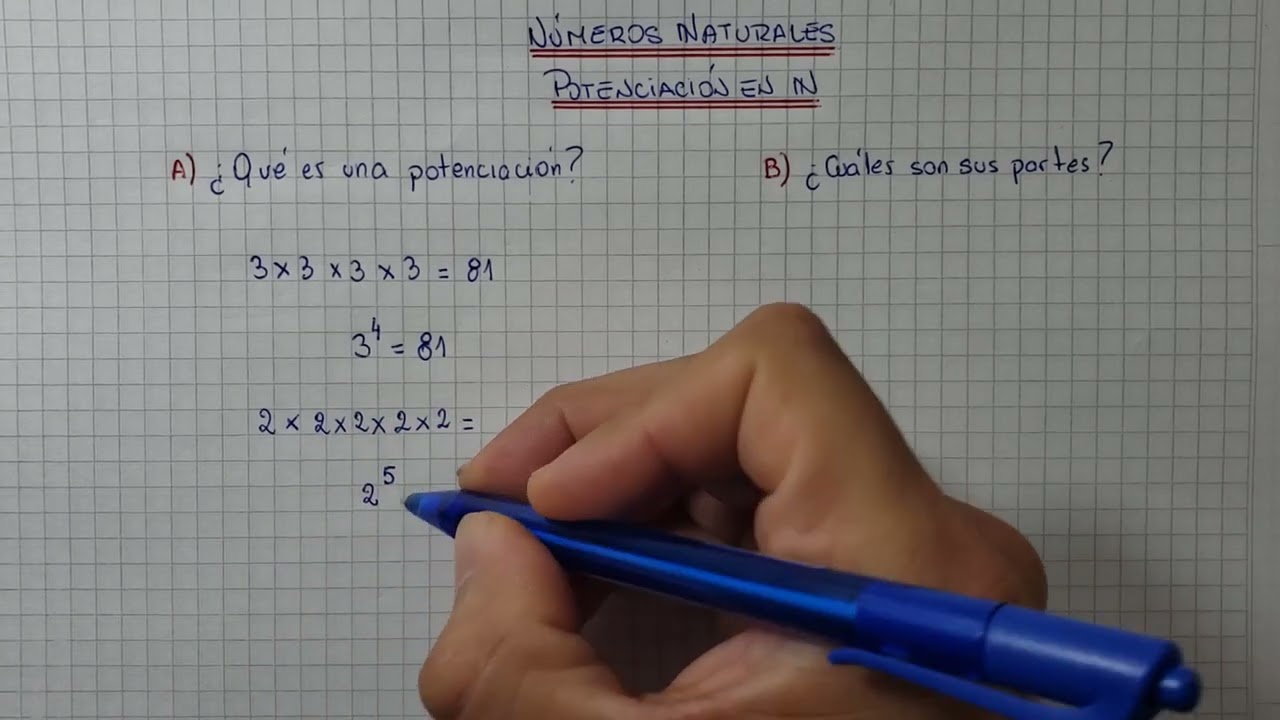 👉 &iquest;Qu&eacute; es la potenciaci&oacute;n? Introducci&oacute;n f&aacute;cil para empezar desde cero | 1era Parte