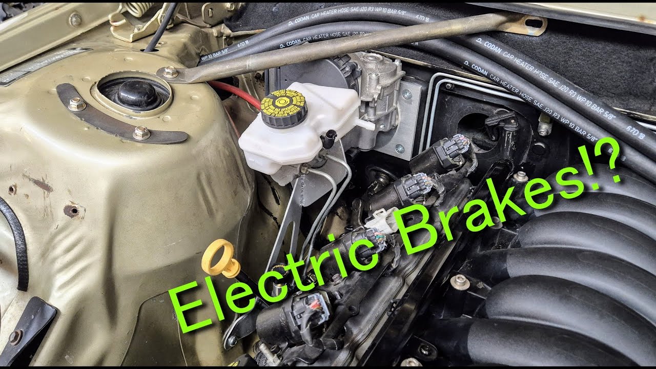 My Volvo 240 has some fancy brakes now! Electric brake booster