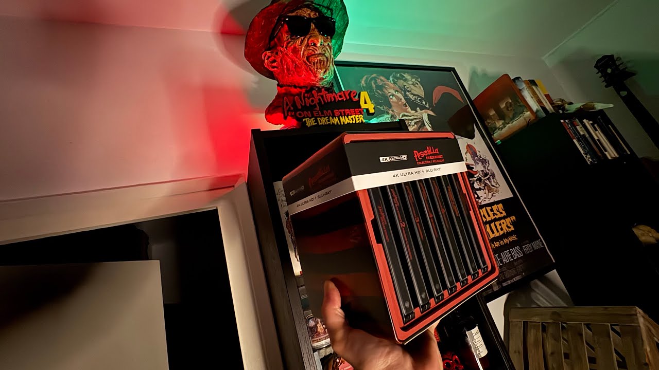 Unboxing A Nightmare on elm street collection box 4K Spanish edition