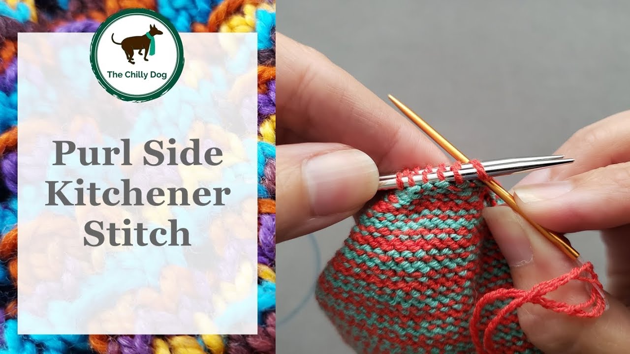 Purl Side Kitchener Stitch