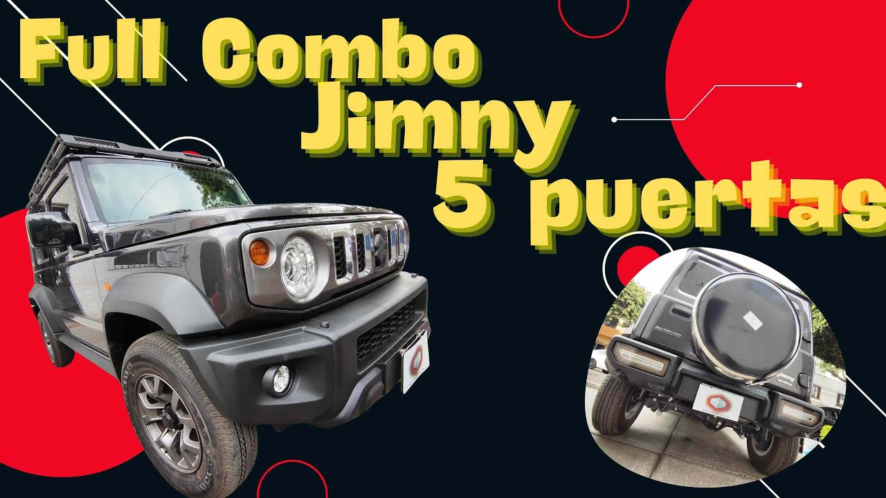 Accesorios para Suzuki Jimny 5 puertas.