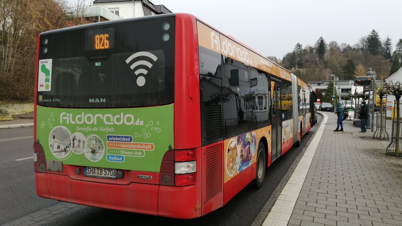 100% MAN Busse in Tübingen & Waldenbuch | VVS Linie 826 (Music)