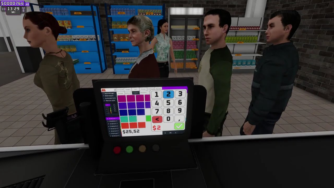 Erste Supermarkt Togetere  Simulator volge-Der Laden Läuft und wir bekommen besuch von der Bank.