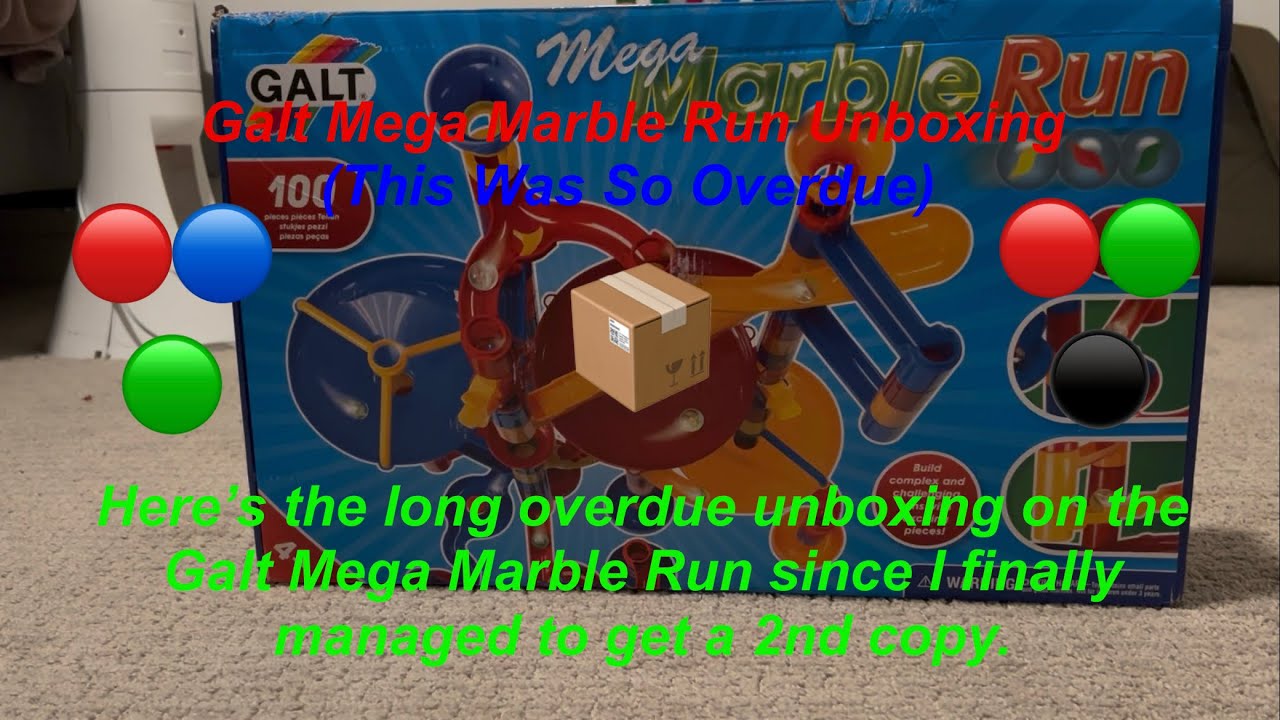 Galt Mega Marble Run Unboxing (This Was So Overdue)