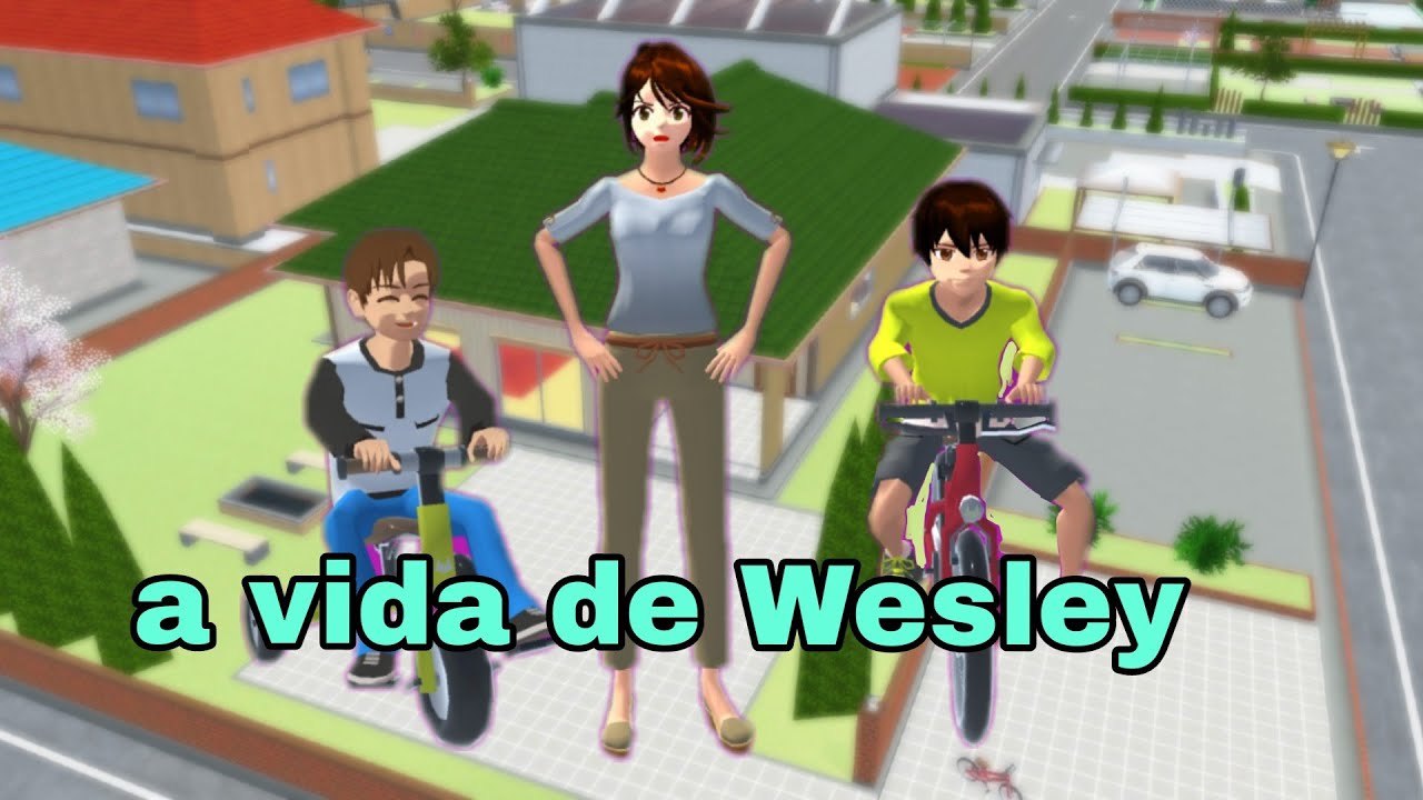 a vida de Wesley: andando de bicicleta
