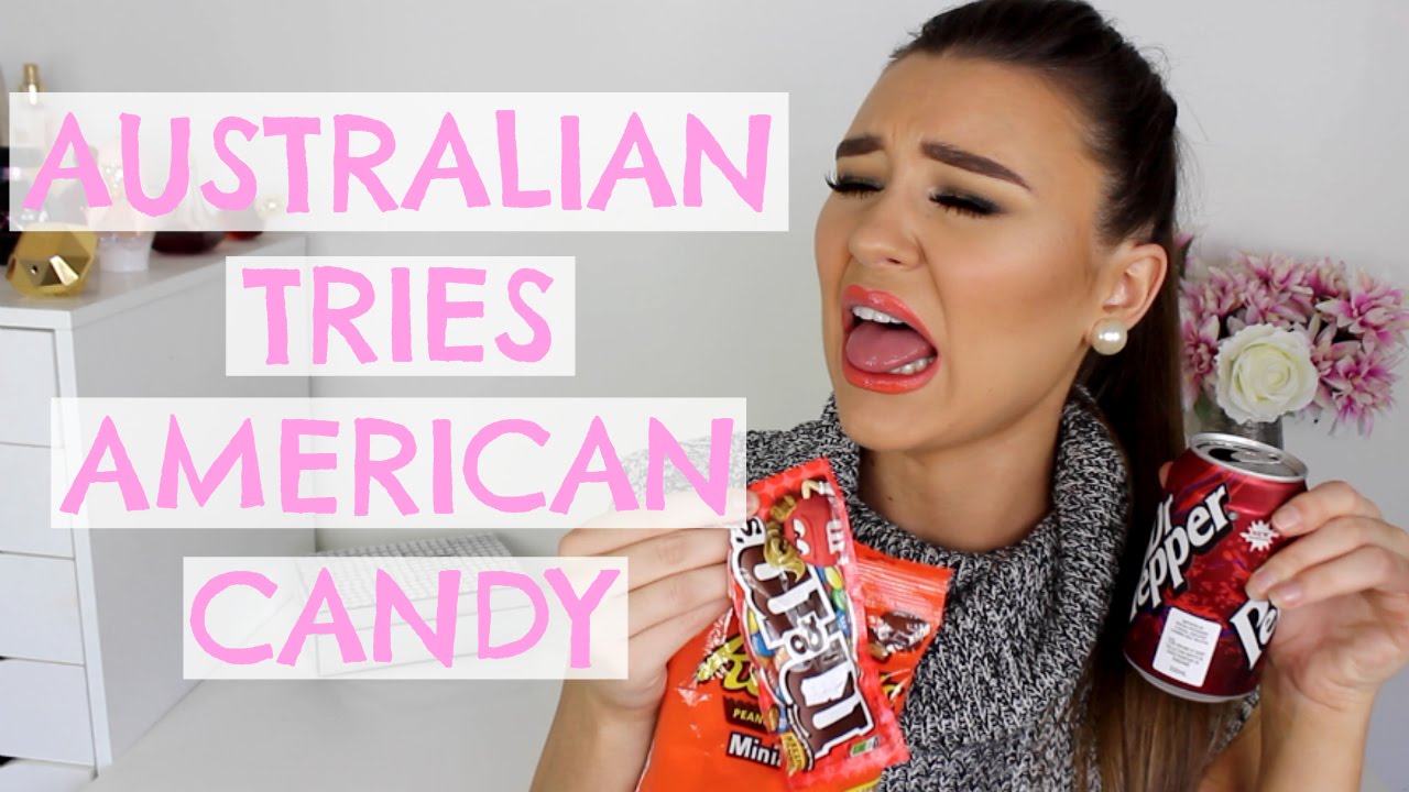 AUSTRALIAN TRIES AMERICAN CANDY | Shani Grimmond