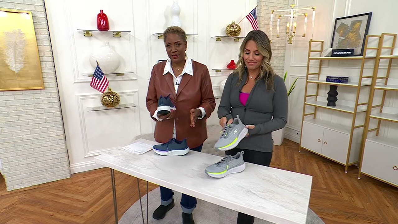 Skechers GO Run 2.0 Elevate Washable Mesh Ombre Sneakers on QVC