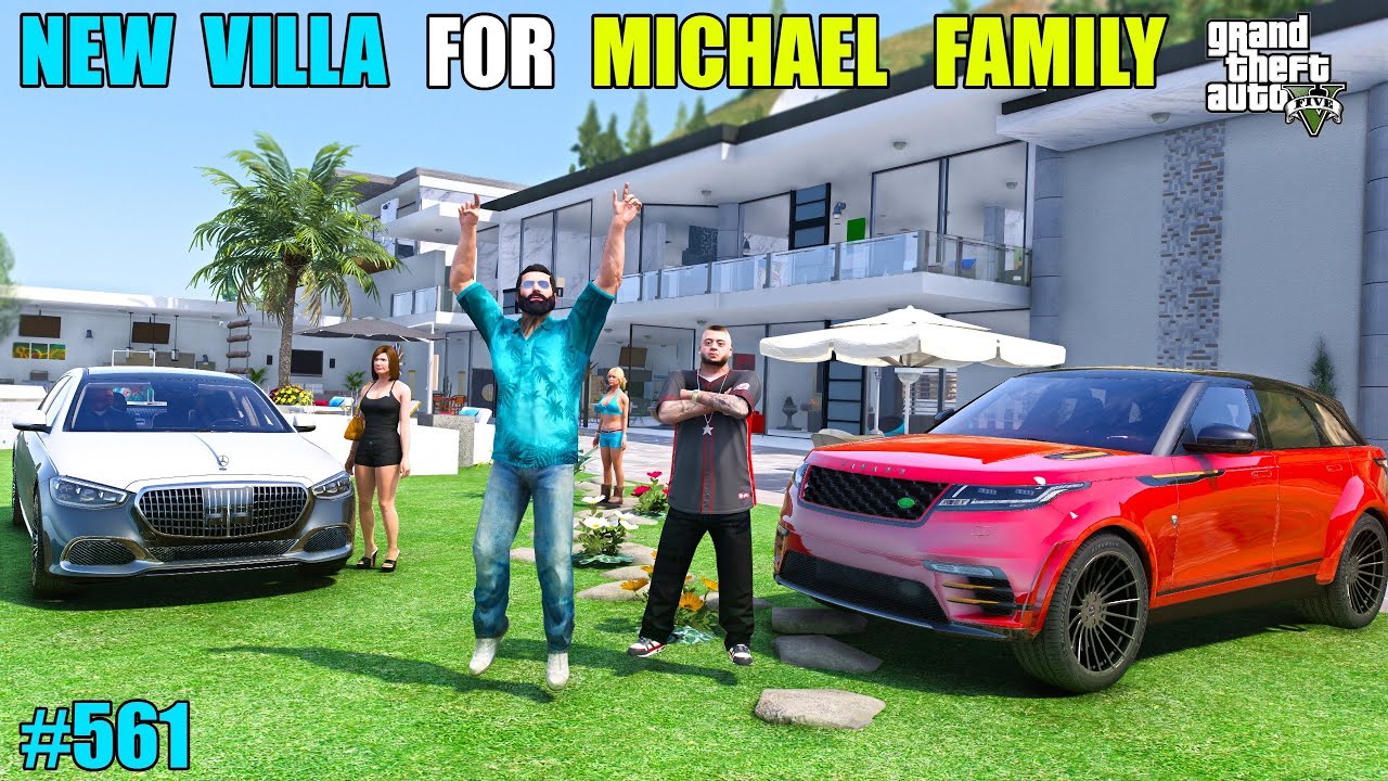 GTA 5 : BIGGEST MILLION DOLLAR VILLA FOR MICHAEL FAMILY | GTA 5 GAMEPLAY #561