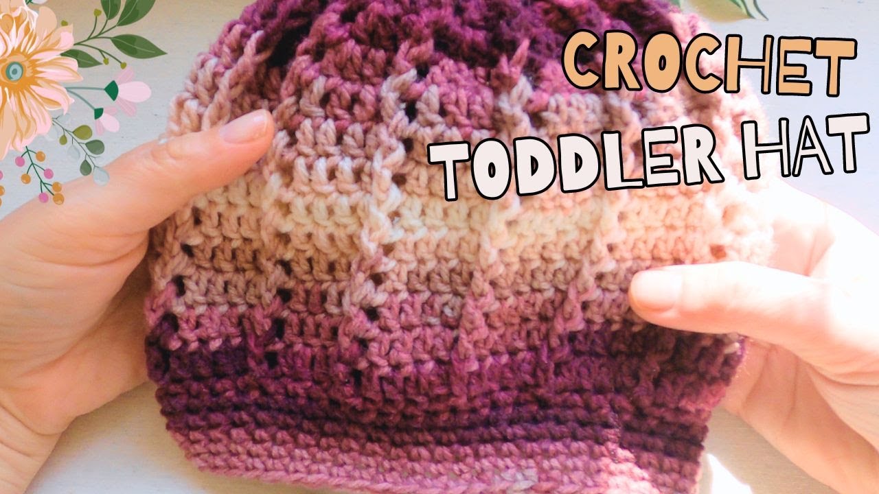 Fastest Crochet Toddler Hat Tutorial | Make a Hat in Just Minutes!