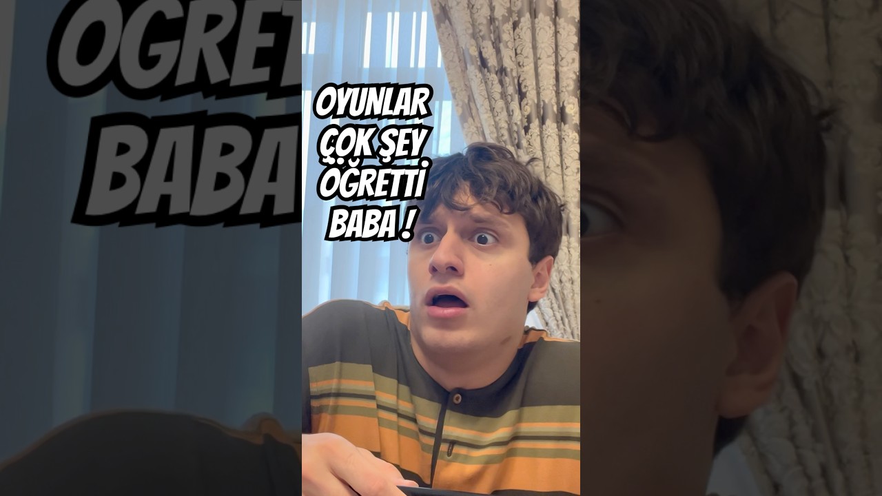 Oyunlar &ccedil;ok şey &ouml;ğretti 🥺😎 #yusabeys #mizah  #viralvideo