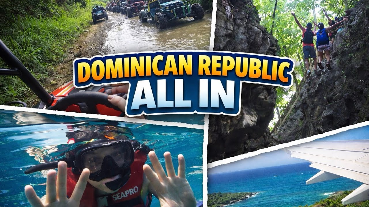 Dominican Republic: ALL IN 🇩🇴 | Side By Side Offroad Excursion, Cliff Jumps, Snorkeling & More