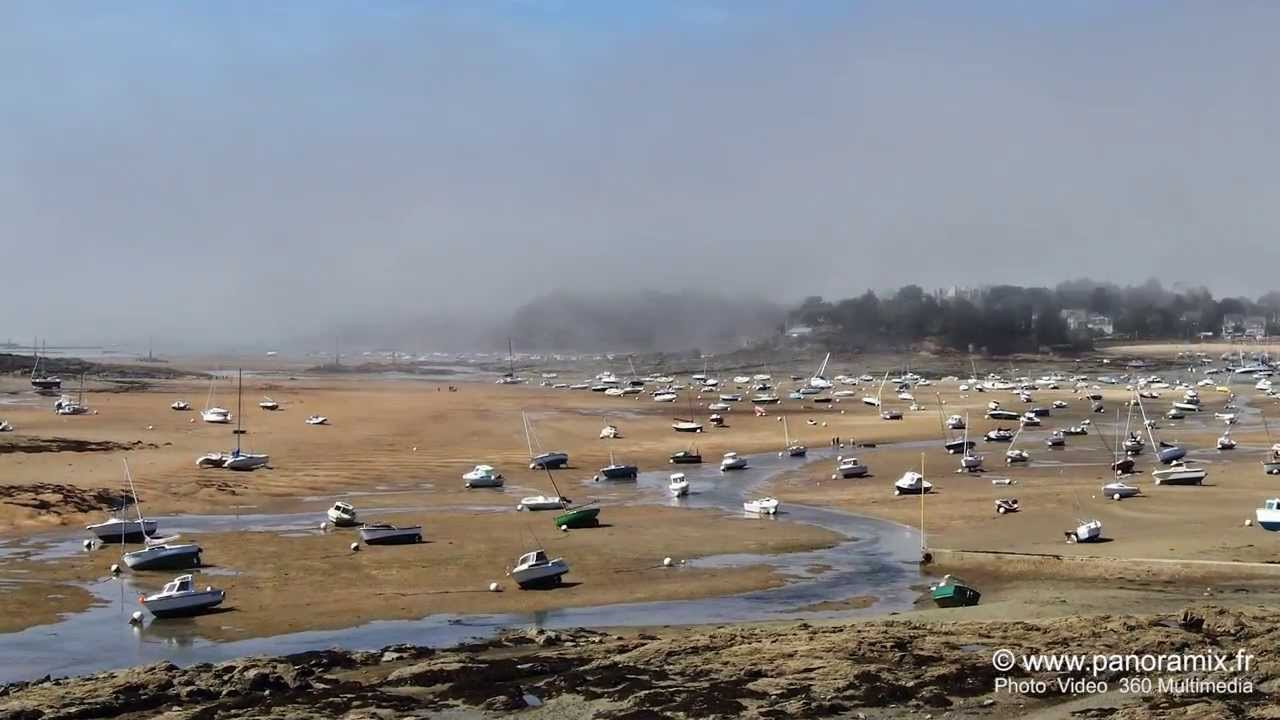 timelapse brume de mer et marée - Sea smoke and tide - Saint Briac, Bretagne, France