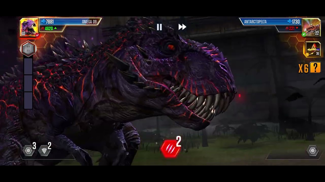 Omega 09 tougher Boss Vs All Opponents on This Boss Event!!! - Jurassic World: The Game