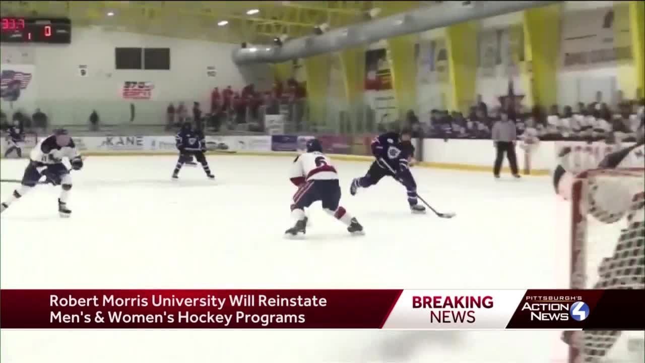 RMU will reinstate men's and women's ice hockey programs