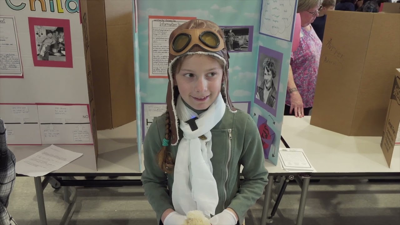 Living Wax Museum at Ely Elementary