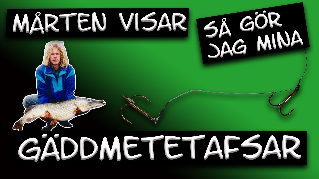 Mårten visar - Så gör jag mina gäddmetetafsar.