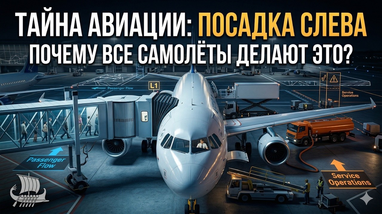 Почему в самолет можно зайти только слева: скрытая правда о правилах авиации и древних моряков