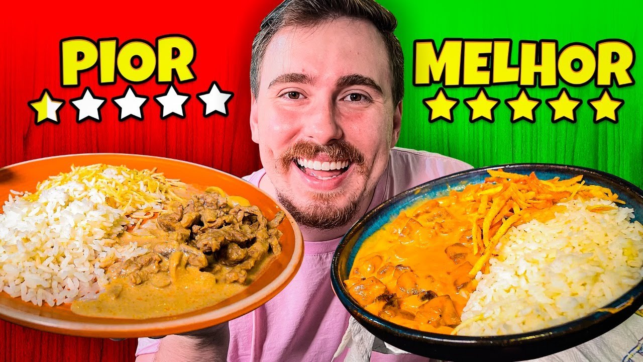 Provei o Strogonofff de pior e melhor avaliação do Ifood 16