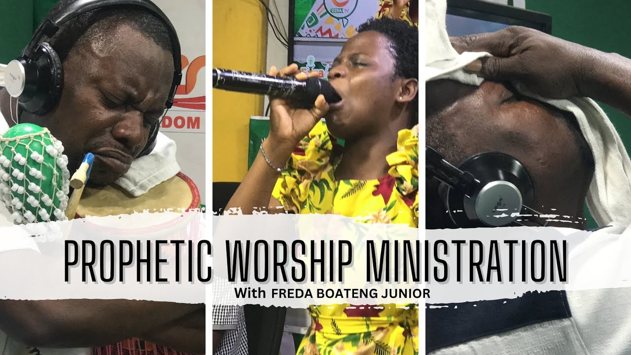 This worship carries power - Freda Boateng Jnr, sets Ezra TV on F!re with her powerful Worship