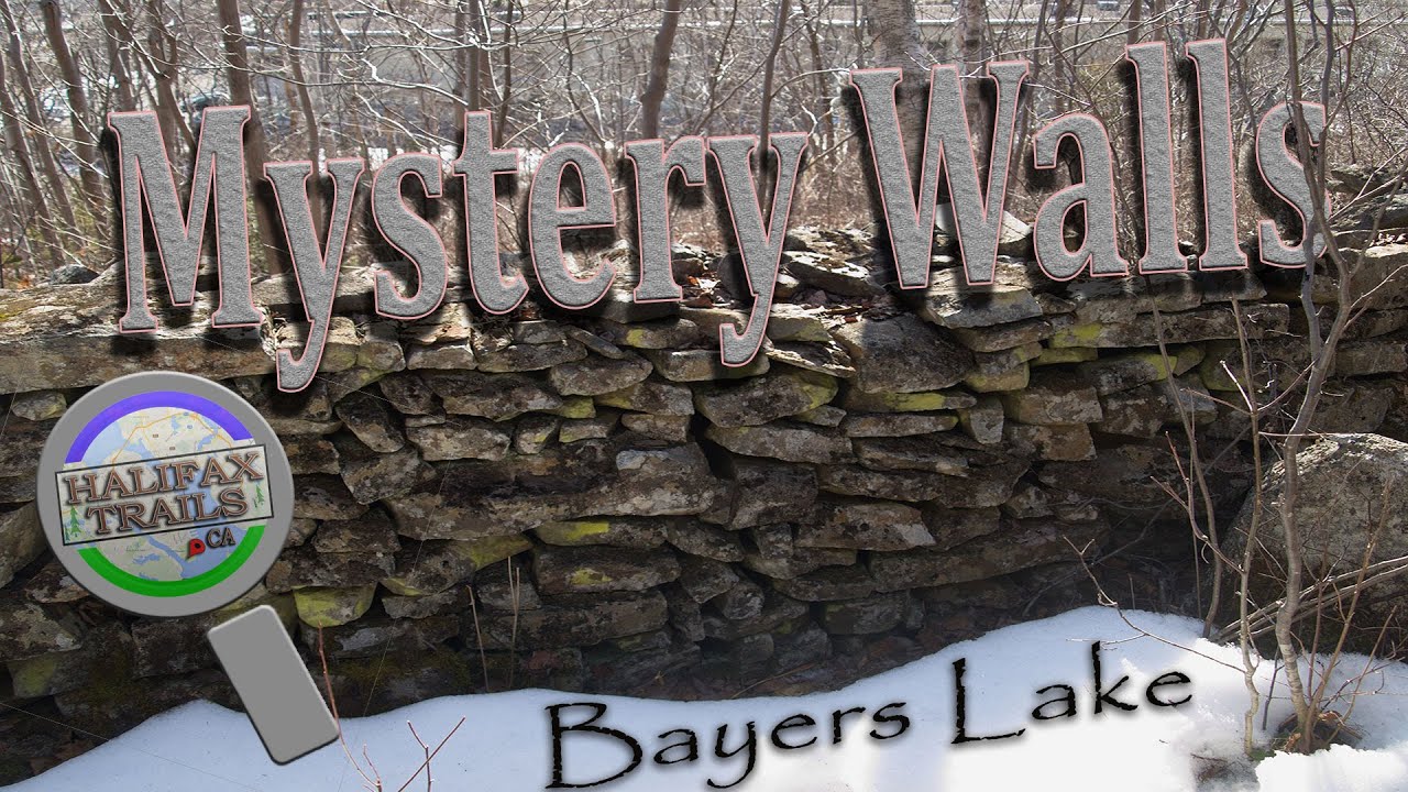 The Bayers Lake Mystery Walls - Halifax, Nova Scotia.