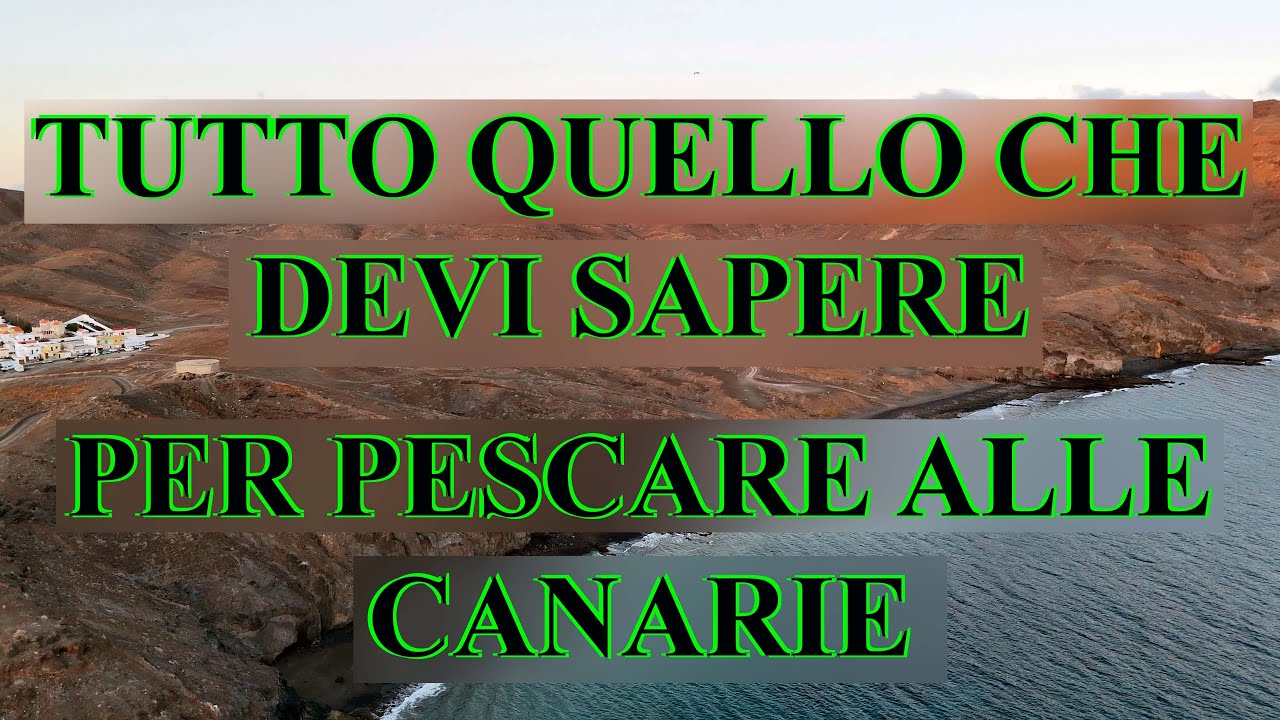 guida completa per pescare alle Canarie e tutto ci&ograve; che devi sapere.