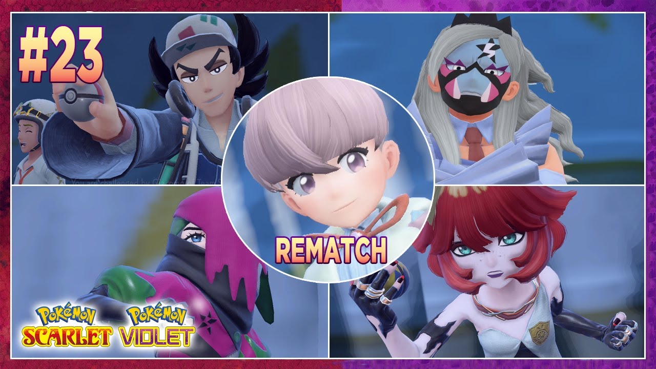 Pokemon Scarlet & Violet Walkthrough Part #23 All Team Star Bosses (Rematch)