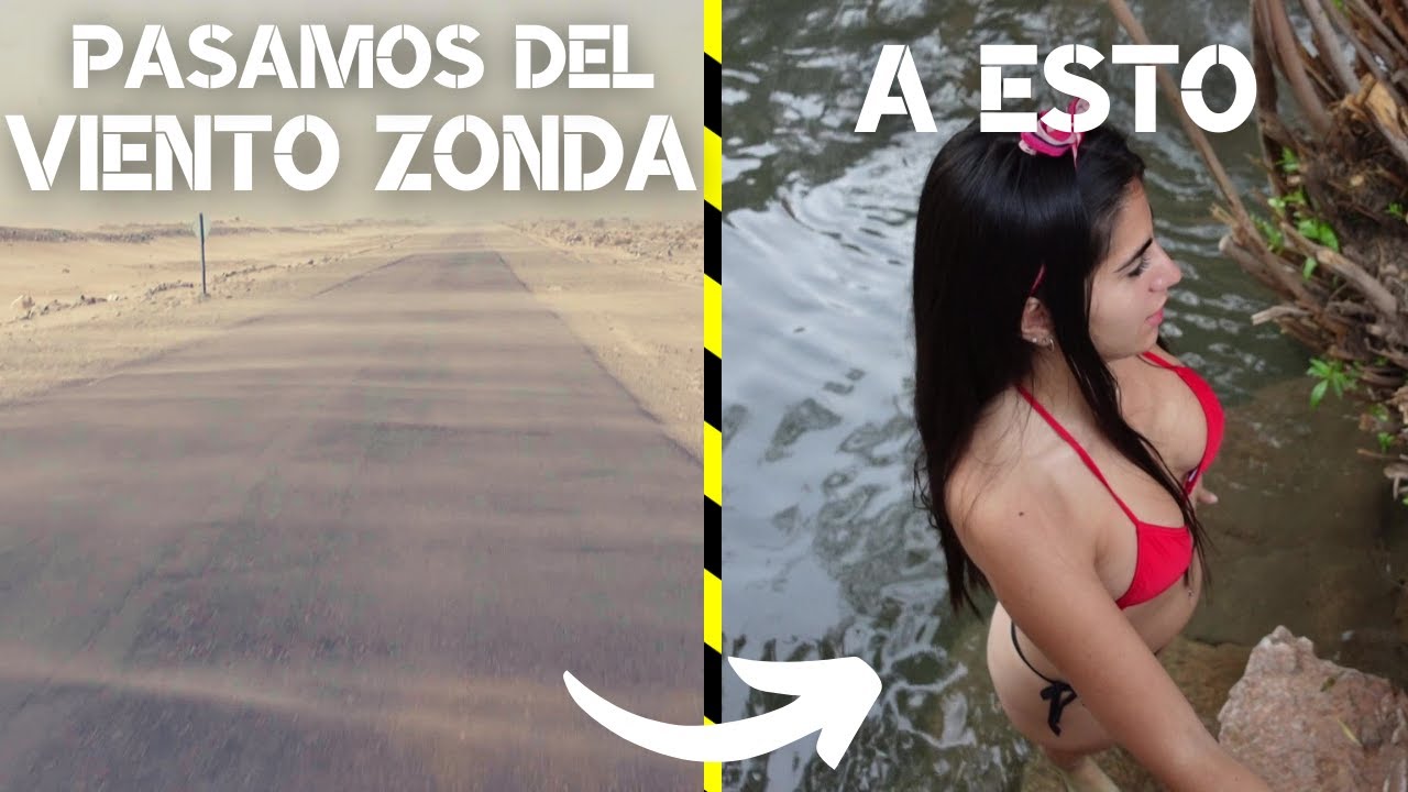 🌪️ El VIENTO ZONDA nos tomó por SORPRESA  ➜【Pero TERMINAMOS ASÍ 👙🏖️】